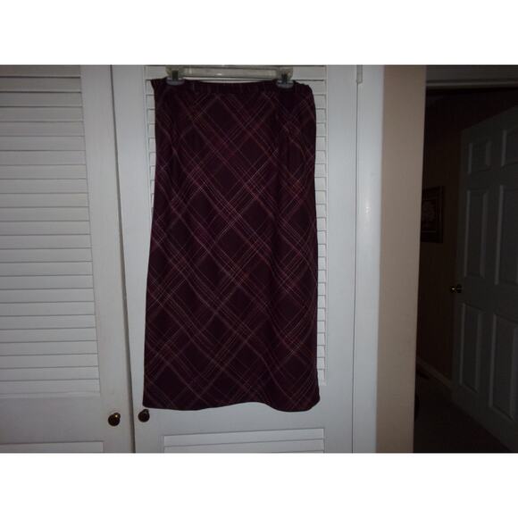 Vintage‎ Pendleton plaid wool/nylon skirt 12 Excellent - Picture 1 of 4